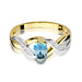 Inel Aur 14K cu Topaz 0.50 ct