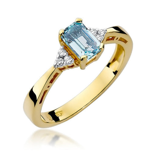 Inel Aur 14K cu Topaz 0.60 ct