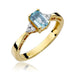 Inel Aur 14K cu Topaz 0.60 ct