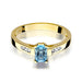 Inel Aur 14K cu Topaz 0.65 ct