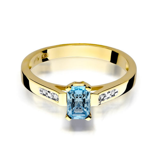 Inel Aur 14K cu Topaz 0.65 ct