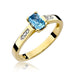 Inel Aur 14K cu Topaz 0.65 ct
