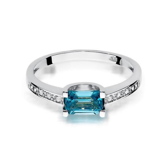 Inel Aur 14K cu Topaz 0.65 ct