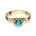 Inel Aur 14K cu Topaz 0.70 ct