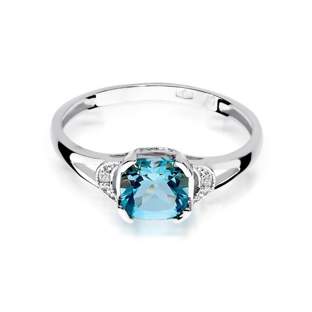 Inel Aur 14K cu Topaz 1.10 ct