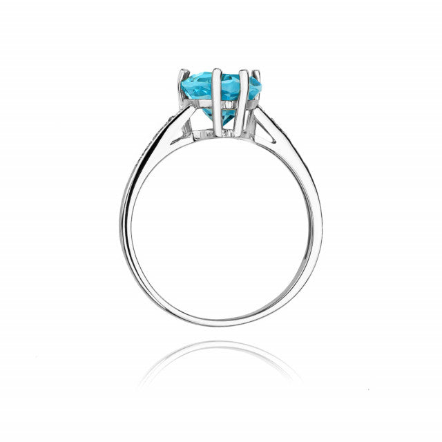 Inel Aur 14K cu Topaz 1.20 ct