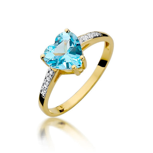 Inel Aur 14K cu Topaz 1.20 ct
