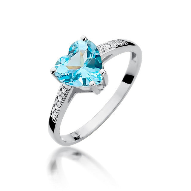 Inel Aur 14K cu Topaz 1.20 ct