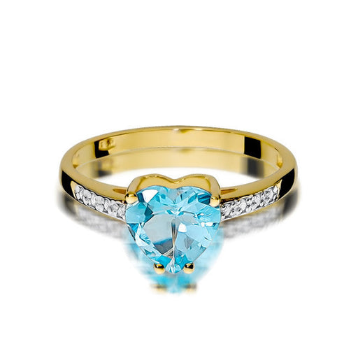 Inel Aur 14K cu Topaz 1.20 ct