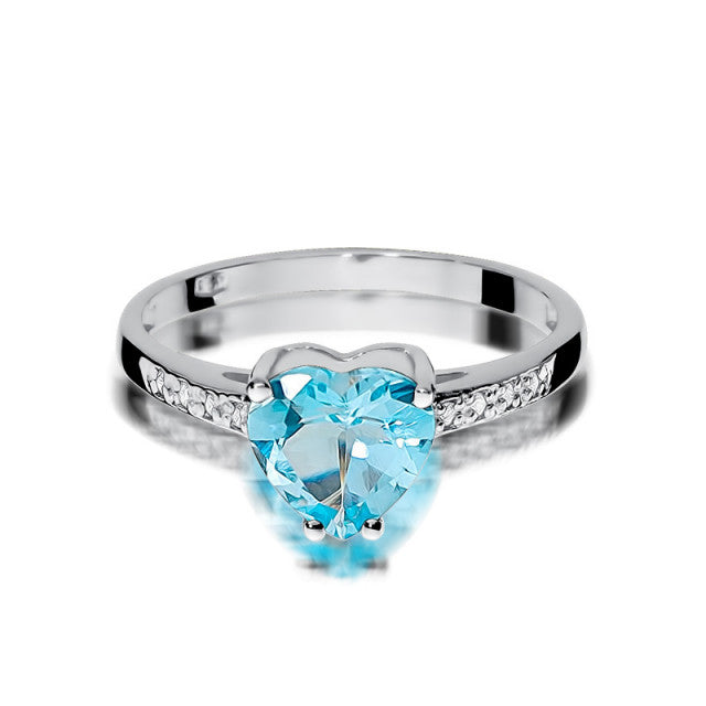 Inel Aur 14K cu Topaz 1.20 ct