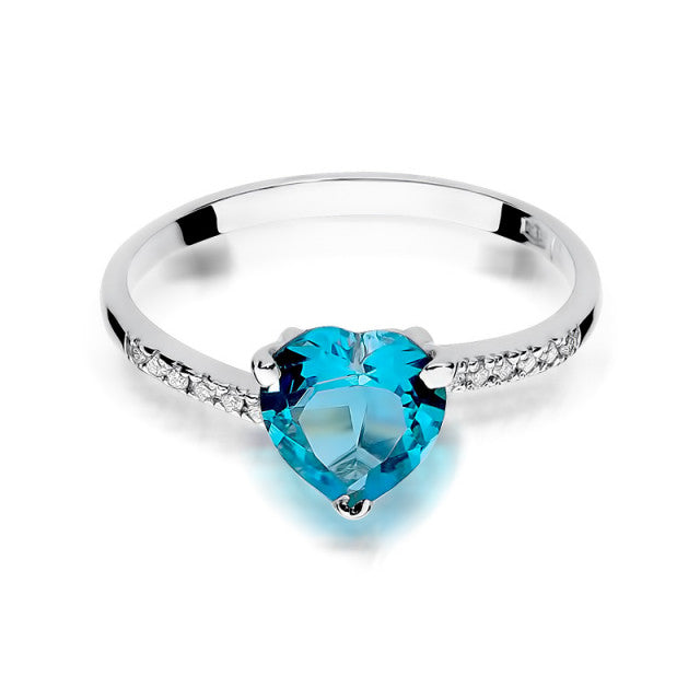 Inel Aur 14K cu Topaz 1.20 ct