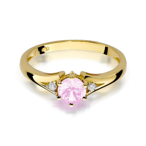 Inel Aur 14K cu Topaz Roz 0.60 ct