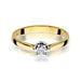 Inel Aur 14k cu Diamant Natural 0.12 ct