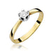 Inel Aur 14k cu Diamant Natural 0.12 ct