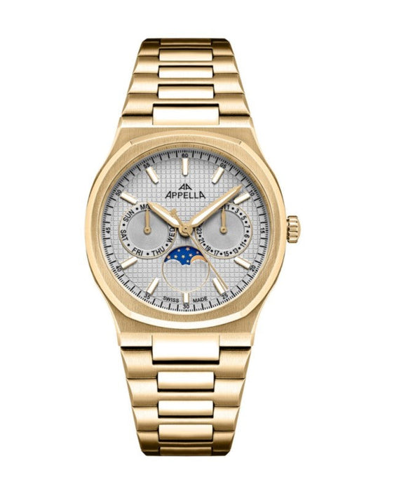 Ceas Appella, L32006.1117QF, 36,5 mm, gold