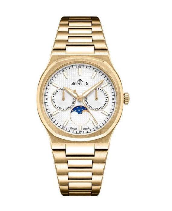 Ceas Appella, L32006.1113QF, 36,5 mm, gold