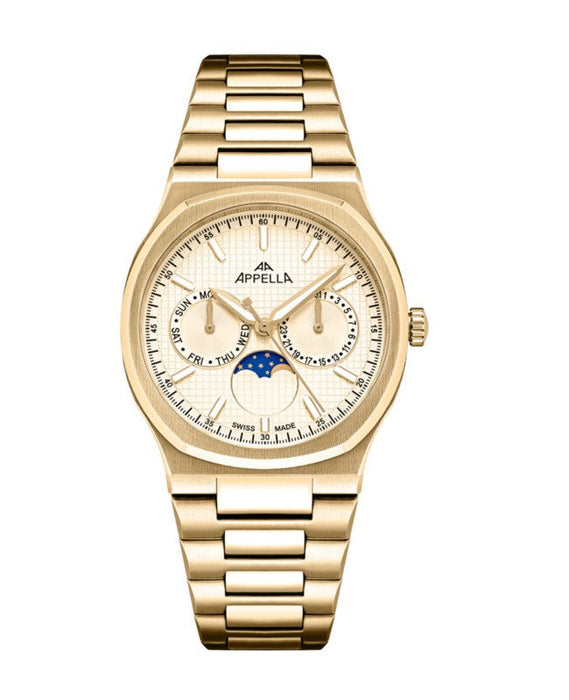Ceas Appella, L32006.1111QF, 36,5 mm, gold