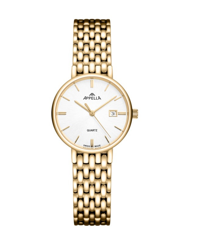 Ceas Appella, L32007.1113Q, 30 mm, gold