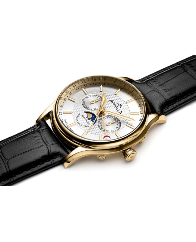 Ceas Appella, L70013.1213QF, 42 mm, gold