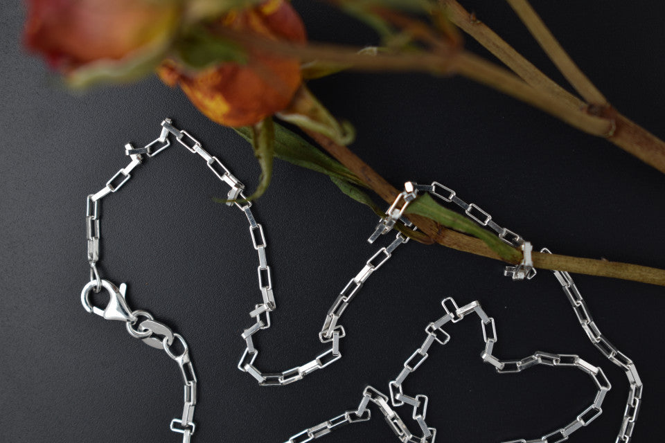 Lant KVL 200 Argint 925, nerodiat, lungime 55cm