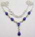 Lantisor Argint 925 Lapis Lazuli 47.5 cm lungime