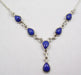 Lantisor Argint 925 Lapis Lazuli 47.5 cm lungime