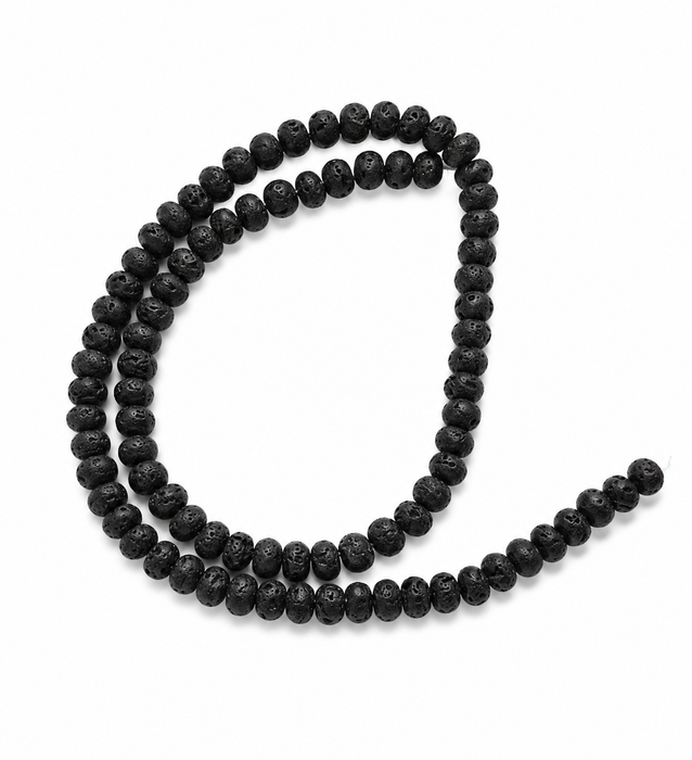 Sirag Lava neagra rondele  6mm