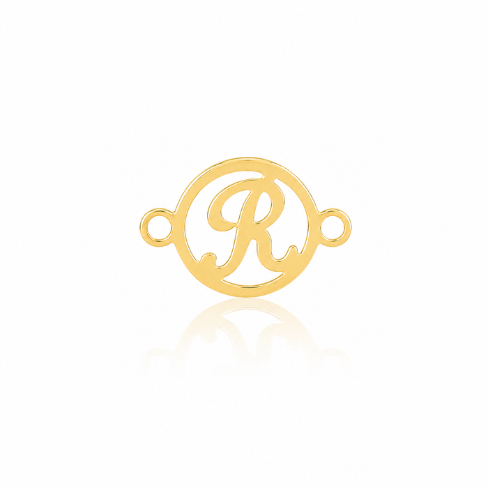 Link Litera R din Aur 14K