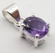 Pandantiv Argint 925 cu Ametist 1.8 cm lungime