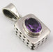 Pandantiv Argint 925 cu Ametist 2.5 cm lungime