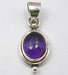 Pandantiv Argint 925 cu Ametist 3.0 cm lungime