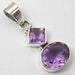 Pandantiv Argint 925 cu Ametist 3,1 cm lungime