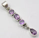 Pandantiv Argint 925 cu Ametist 4.6 cm lungime