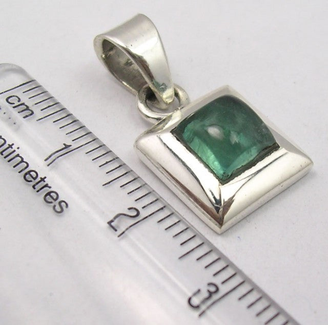 Pandantiv Argint 925 cu Apatit 2.4 cm lungime