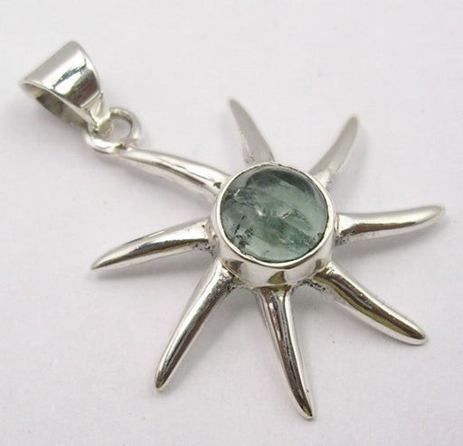 Pandantiv Argint 925 cu Apatit 3,3 cm lungime