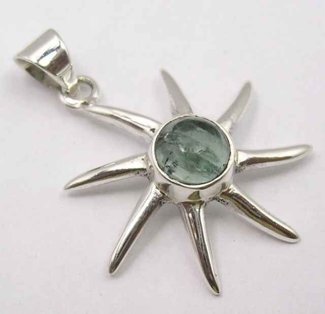 Pandantiv Argint 925 cu Apatit 3,3 cm lungime