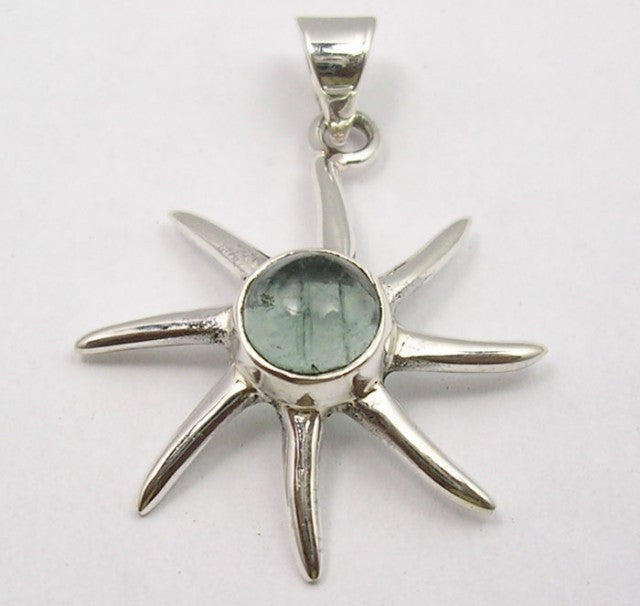 Pandantiv Argint 925 cu Apatit 3,3 cm lungime