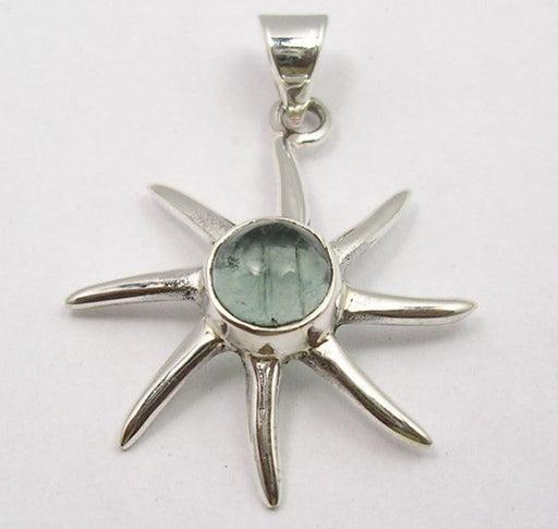 Pandantiv Argint 925 cu Apatit 3,3 cm lungime