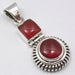 Pandantiv Argint 925 cu Carnelian 3.5 cm lungime