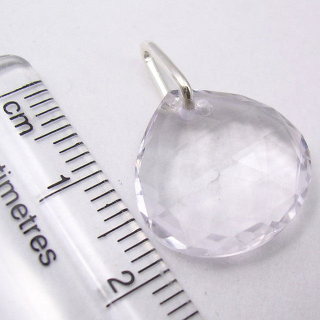 Pandantiv Argint 925 cu Cristal 2.1 cm lungime