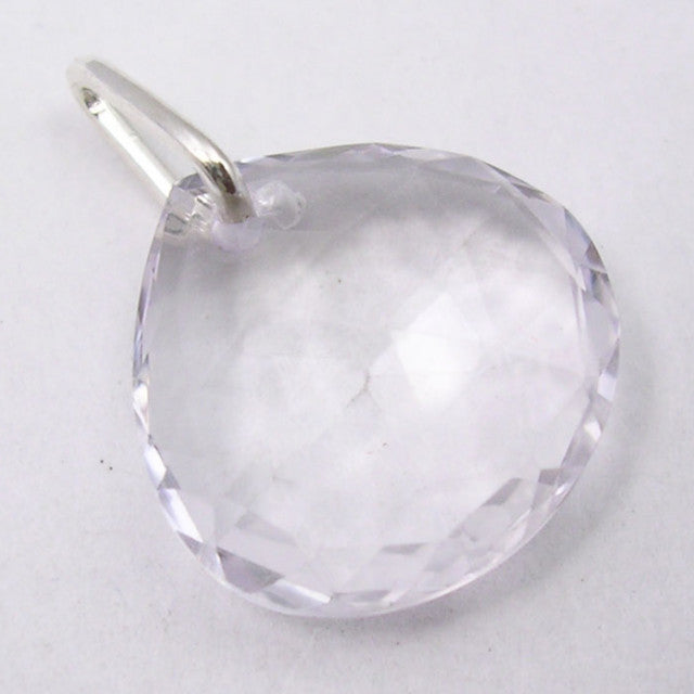 Pandantiv Argint 925 cu Cristal 2.1 cm lungime