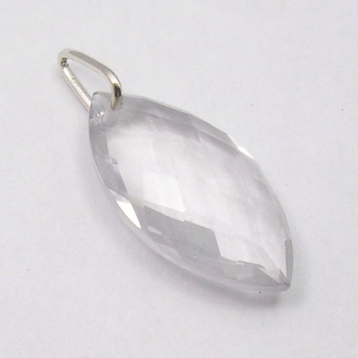 Pandantiv Argint 925 cu Cristal 2.8 cm lungime