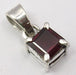 Pandantiv Argint 925 cu Garnet 1,4 cm lungime