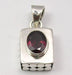 Pandantiv Argint 925 cu Garnet 2,5 cm lungime