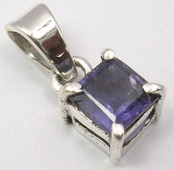 Pandantiv Argint 925 cu Iolit 1,4 cm lungime