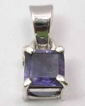 Pandantiv Argint 925 cu Iolit 1,4 cm lungime