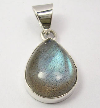 Pandantiv Argint 925 cu Labradorit 2.5 cm lungime