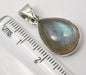 Pandantiv Argint 925 cu Labradorit 2.5 cm lungime
