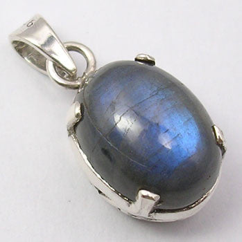 Pandantiv Argint 925 cu Labradorit 2.6 cm lungime