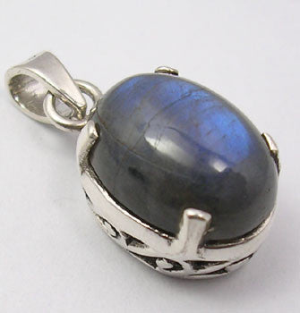 Pandantiv Argint 925 cu Labradorit 2.6 cm lungime